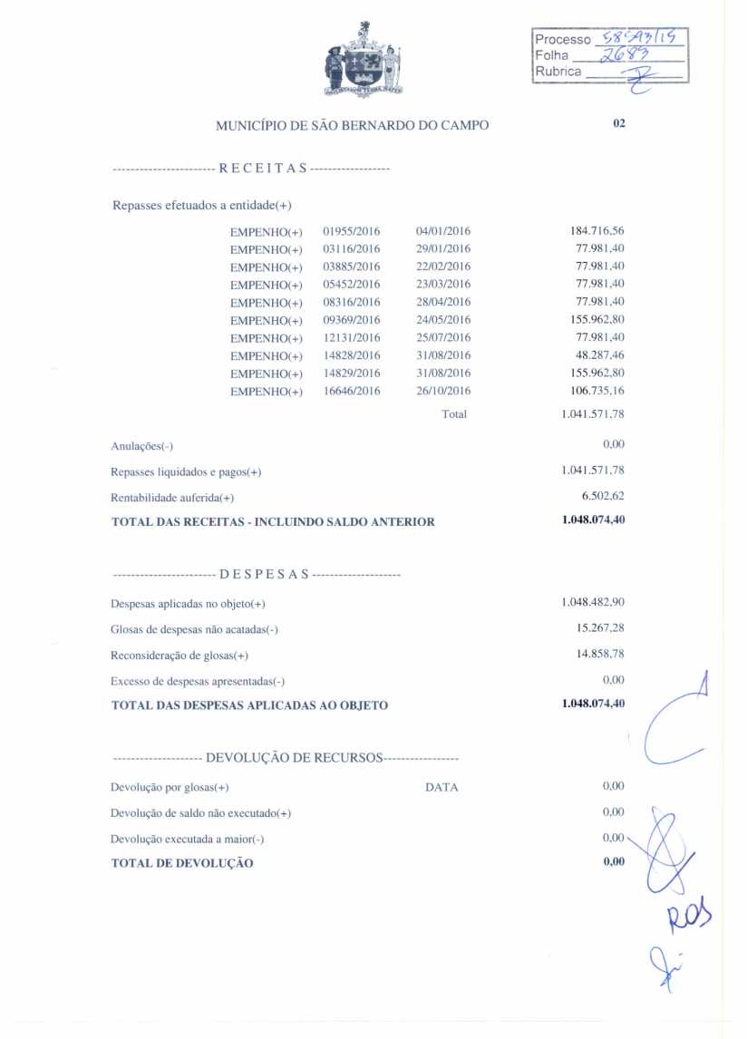 Maria Amélia - Análise e Parecer Conclusivo 2016-5