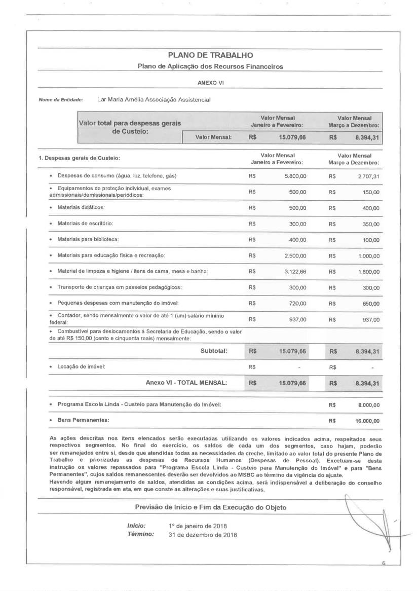 Plano de Trabalho Educacional 2018-6